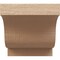 Ekena Millwork 4in. W x 4in. H x 24in. L Newport Woodgrain TimberThane Rafter Tail, Primed Tan RFTUR04X04X24NEWRCPR - alternate 6